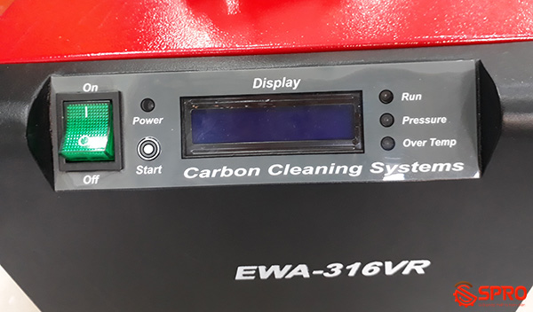 màn hình điều khiển máy vệ sinh buồng đốt xe máy ewa 386fv